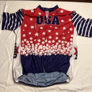 Aero Tech Designs Mens USA Freedom Cycling Jersey 4XL Stars Stripes